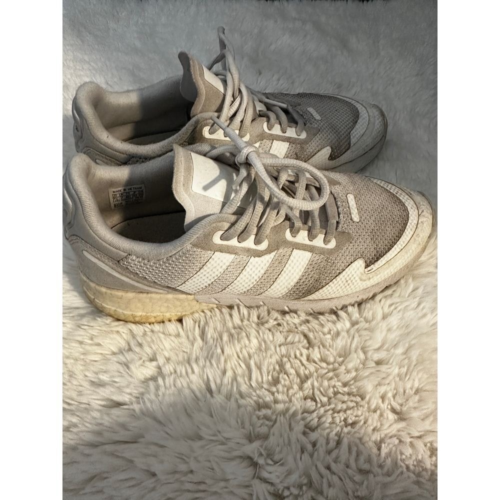 Adidas ZX Torsion Mens Grey White Boost Sneakers FX6516 Size 7.5